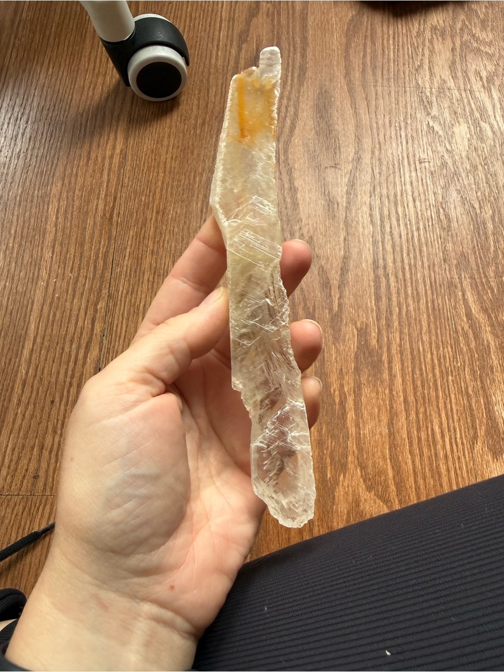 Gorgeous, rare clear selenite with phantom inclusions - rare crystals
